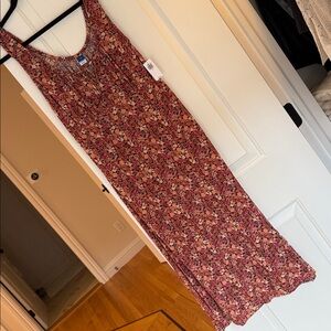 Old Navy Multicolor Floral Maxi Dress
